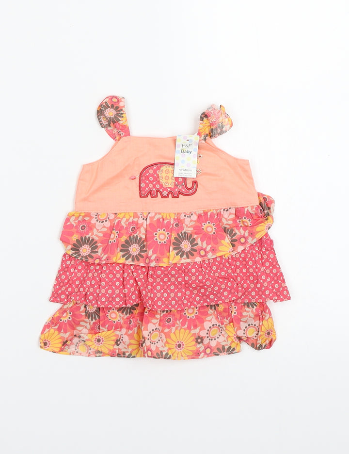F&F Boys Pink   Basic Blouse Size Newborn