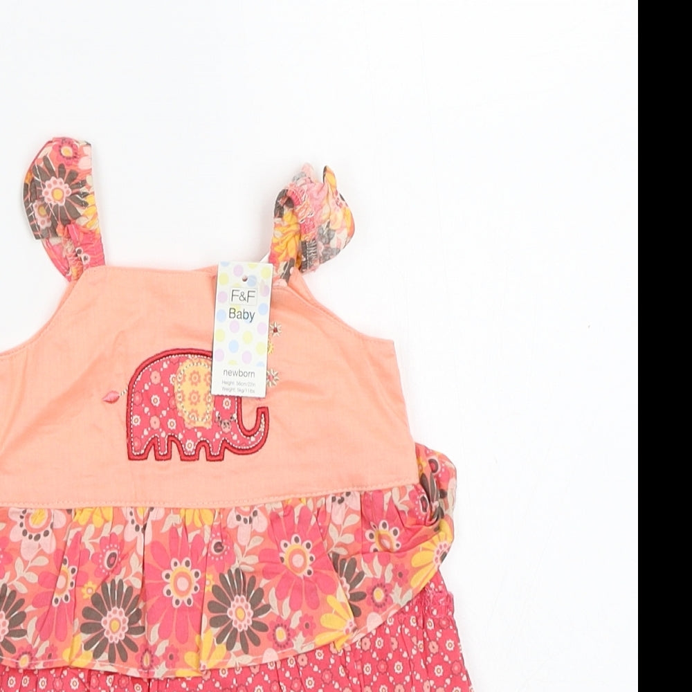 F&F Boys Pink   Basic Blouse Size Newborn