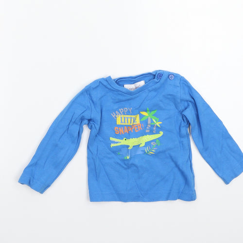Early days Boys Blue   Basic T-Shirt Size 12-18 Months
