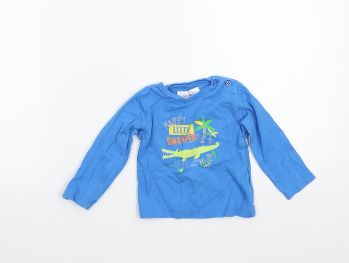 Early days Boys Blue   Basic T-Shirt Size 12-18 Months