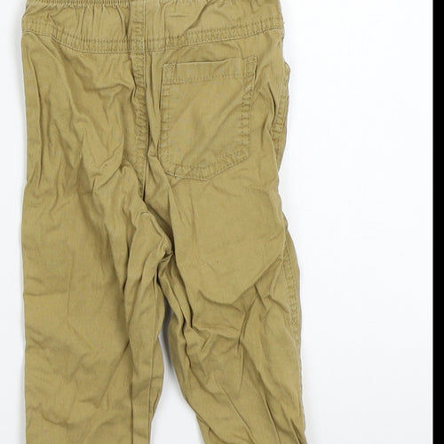 NEXT Girls Beige   Cargo Trousers Size 9-12 Months