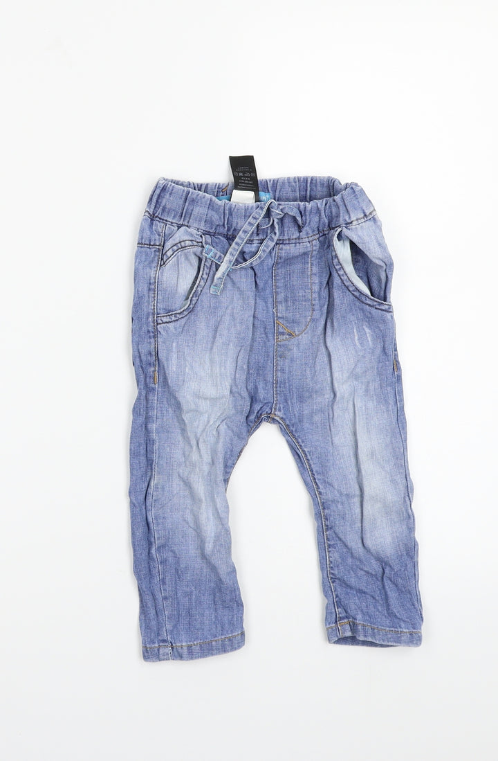 NEXT Baby Blue Capri Jeans Size 9-12 Months