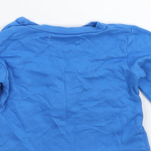 Early days Girls Blue  Rayon Basic T-Shirt Size 12 Months