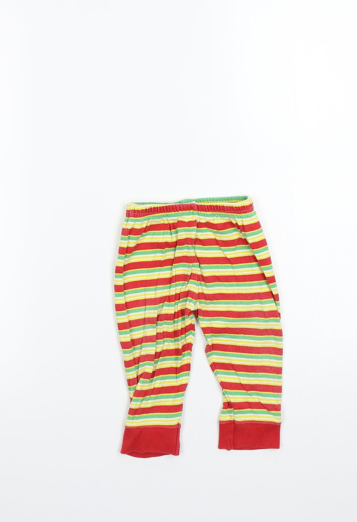 Early days Girls Red Striped  Babydoll Pyjama Pants Size 12-18 Months