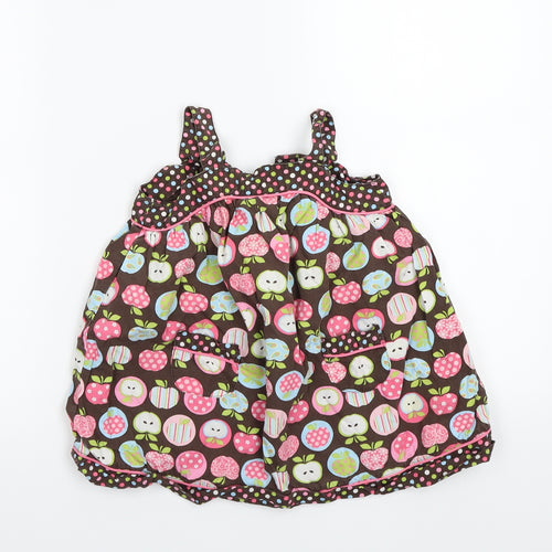 Preworn Girls Brown   A-Line  Size 24 Months