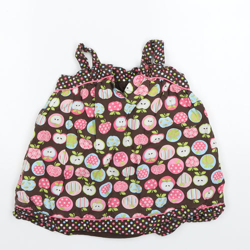 Preworn Girls Brown   A-Line  Size 24 Months