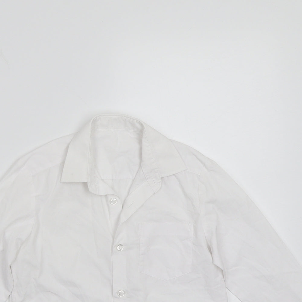 George Boys White   Basic Button-Up Size 4-5 Years
