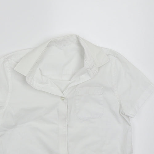 F&F Girls White   Basic Button-Up Size 9-10 Years
