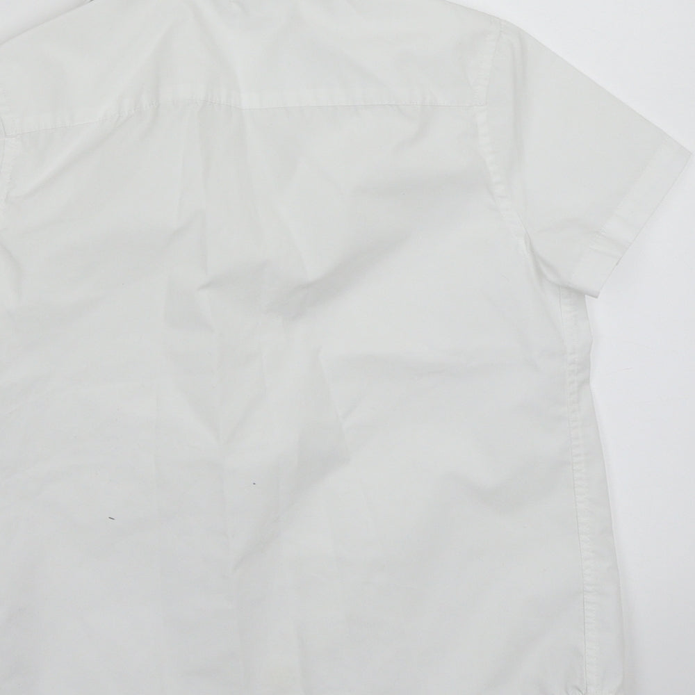 F&F Girls White   Basic Button-Up Size 9-10 Years