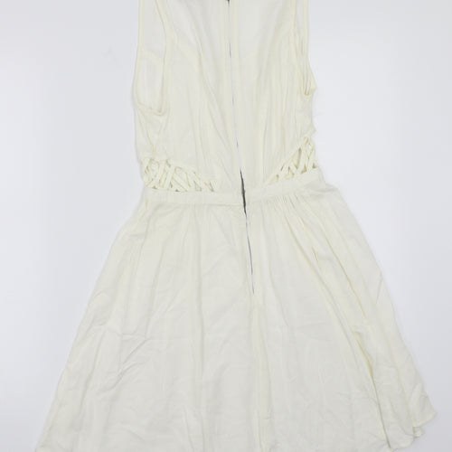 H&M Womens White   A-Line  Size 4