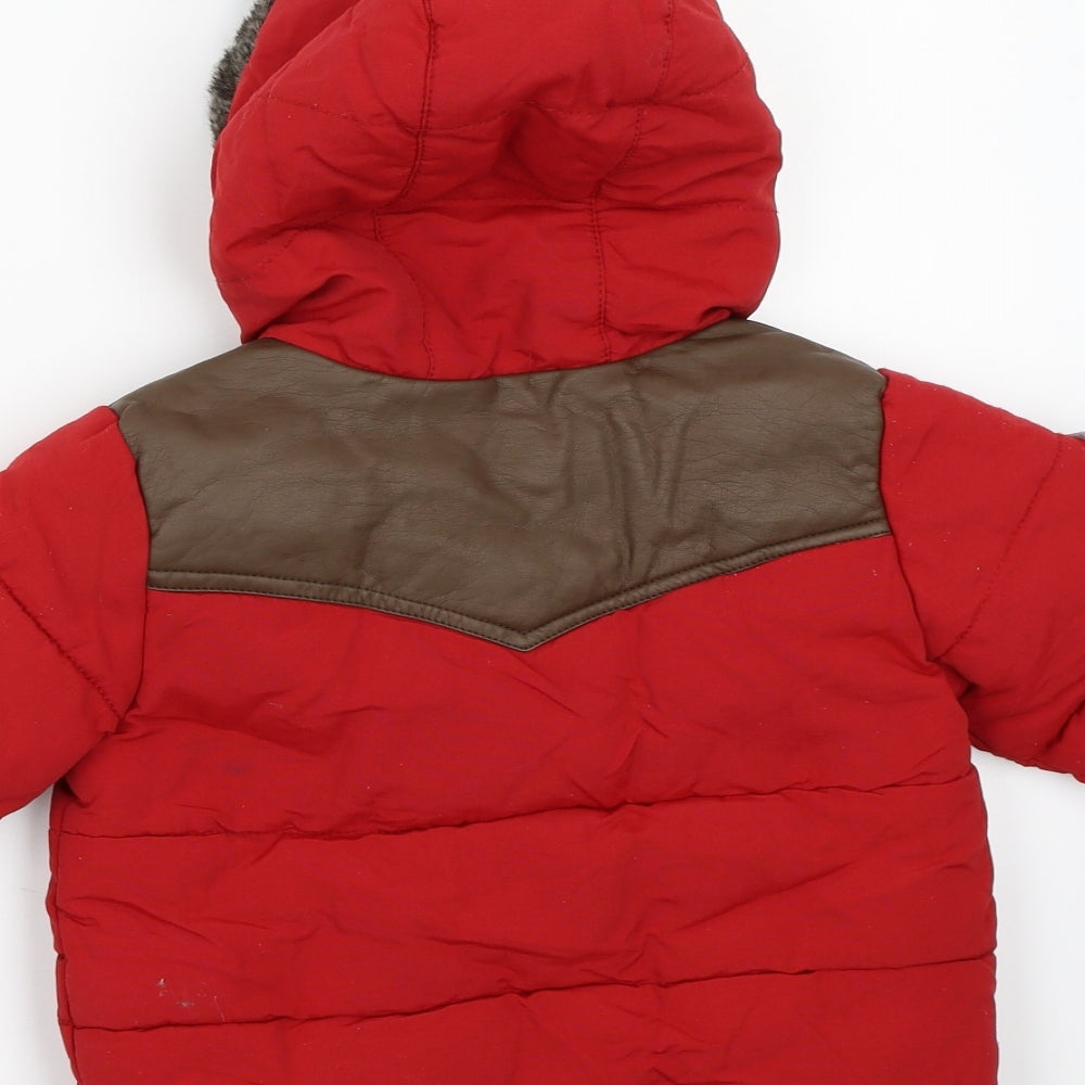 NEXT Boys Red   Jacket Coat Size 2 Years