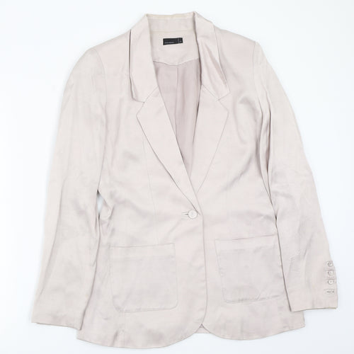 VERO MODA Womens Purple   Jacket Suit Jacket Size 10