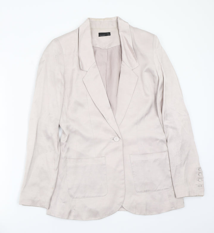 VERO MODA Womens Purple   Jacket Suit Jacket Size 10