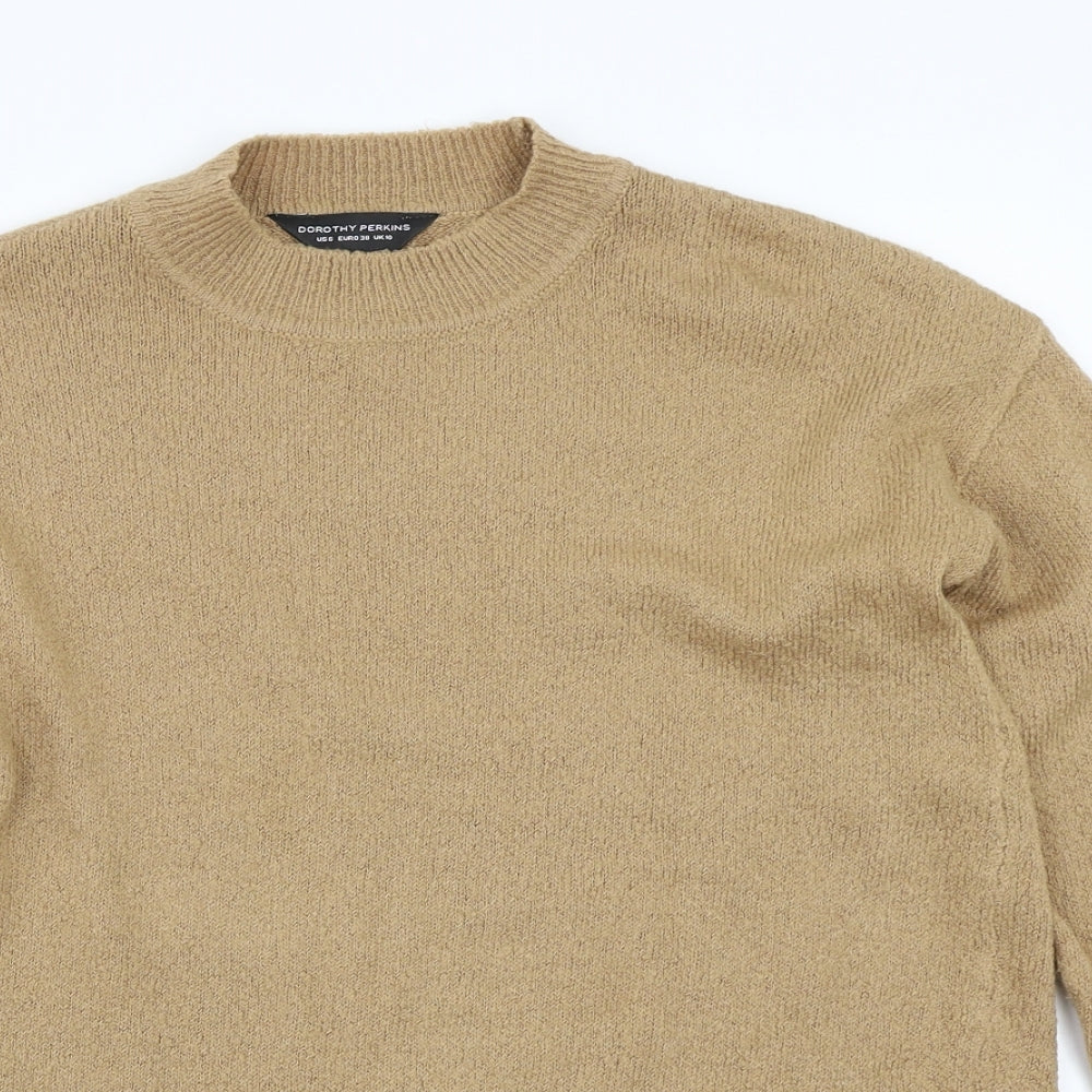 Dorothy Perkins Womens Brown   Pullover Jumper Size 10