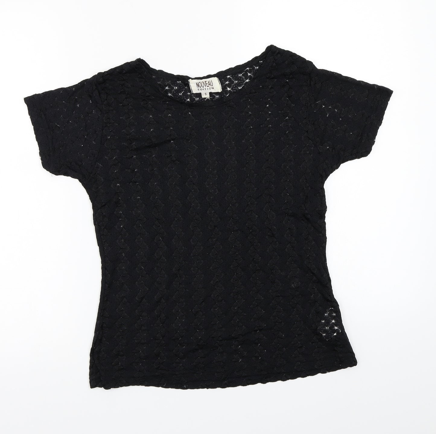 Nouveau Womens Black   Basic T-Shirt Size S