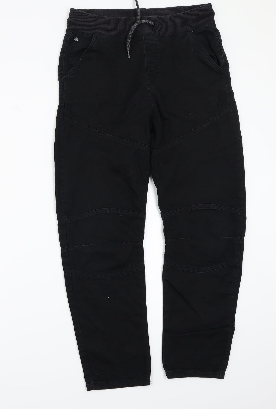 F&F Boys Black   Cargo Trousers Size 8-9 Years