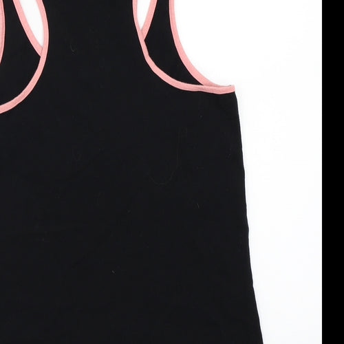 Sappy  Womens Black   Basic Tank Size S