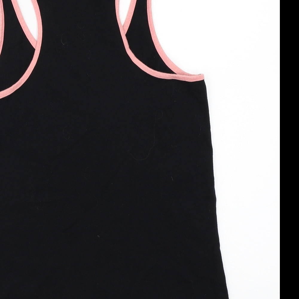 Sappy  Womens Black   Basic Tank Size S