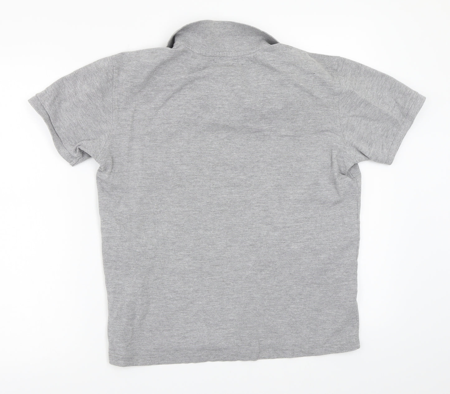 Piquepolo Boys Grey  Rayon Basic Polo Size M