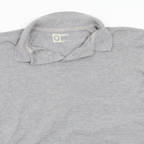 Piquepolo Boys Grey  Rayon Basic Polo Size M
