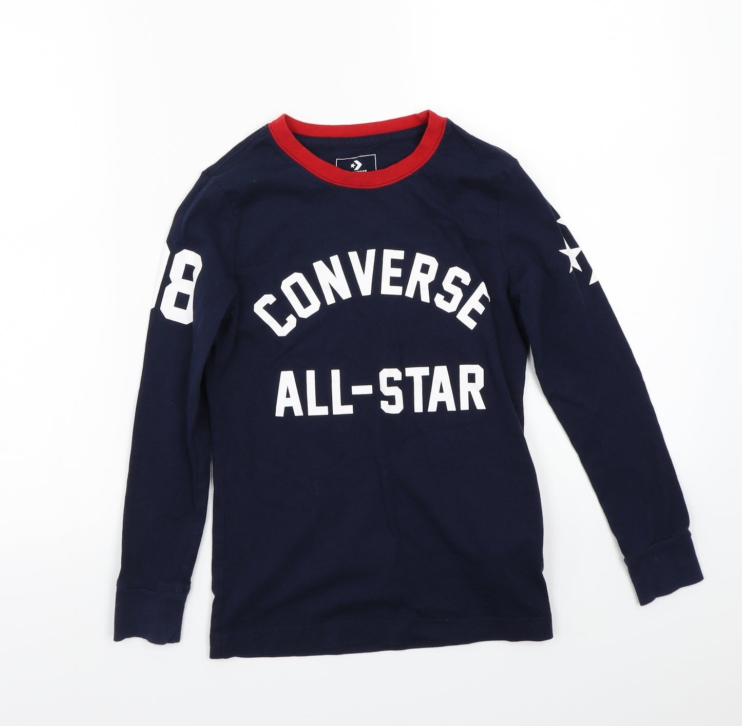 Converse Girls Blue   Basic T-Shirt Size 9-10 Years