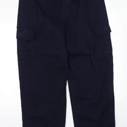 Marks and Spencer Womens Blue   Trousers  Size 16 L28 in