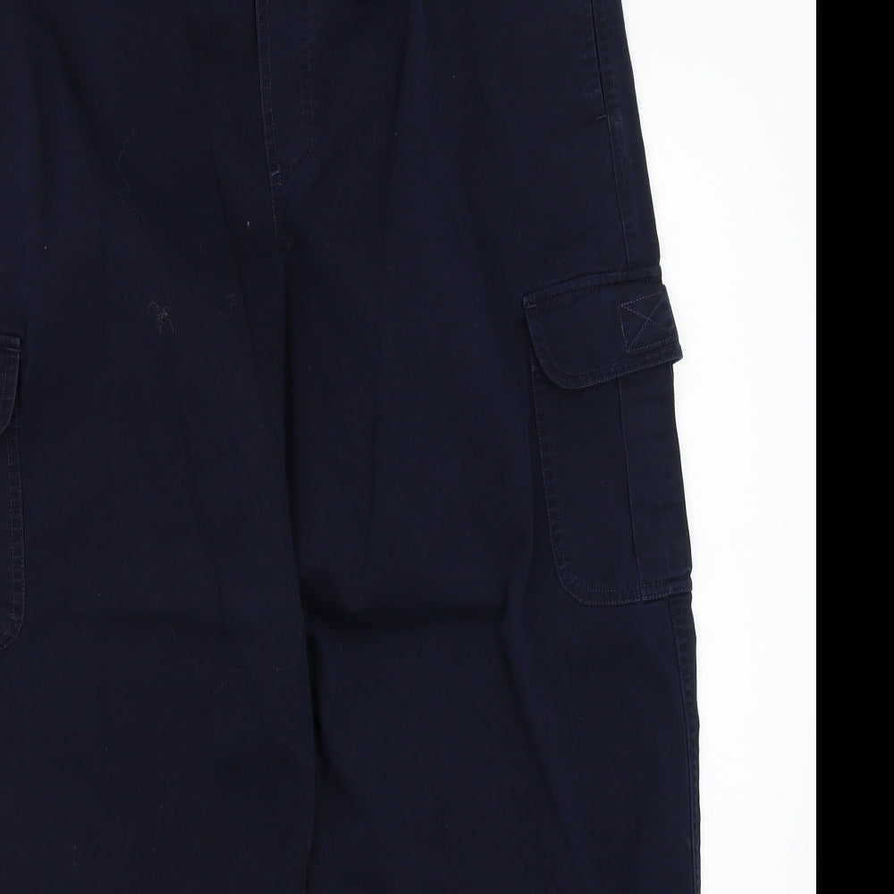 Marks and Spencer Womens Blue   Trousers  Size 16 L28 in