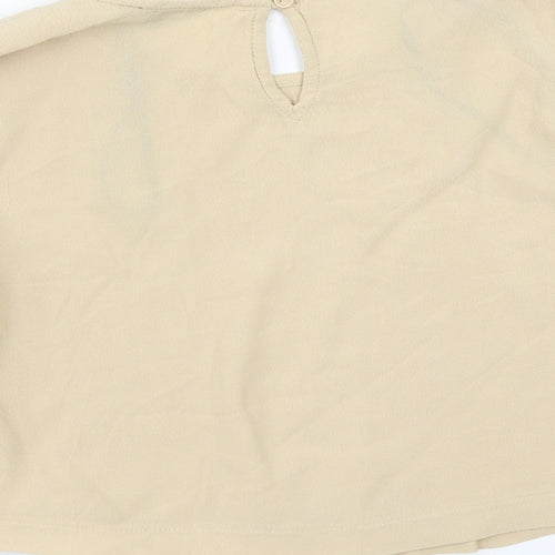 FOREVER 21 Womens Beige   Basic Blouse Size S