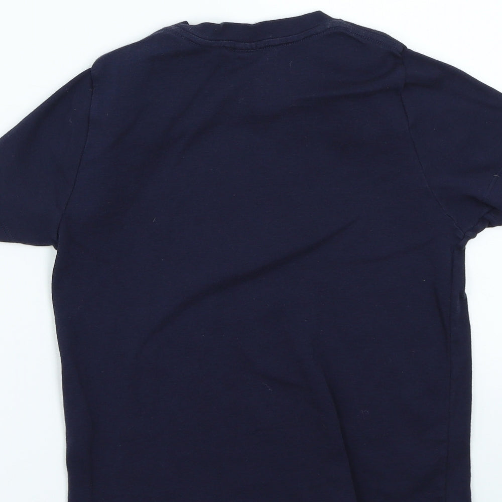 Petit Bateau Girls Blue   Basic T-Shirt Size 8 Years