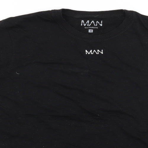 Boohoo Mens Black  Jersey  T-Shirt Size M