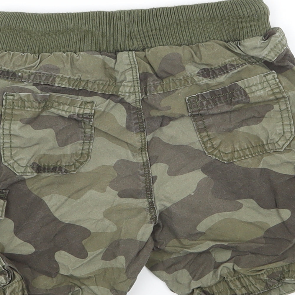 Georgegre Boys Green Camouflage  Bermuda Shorts Size 3-4 Years