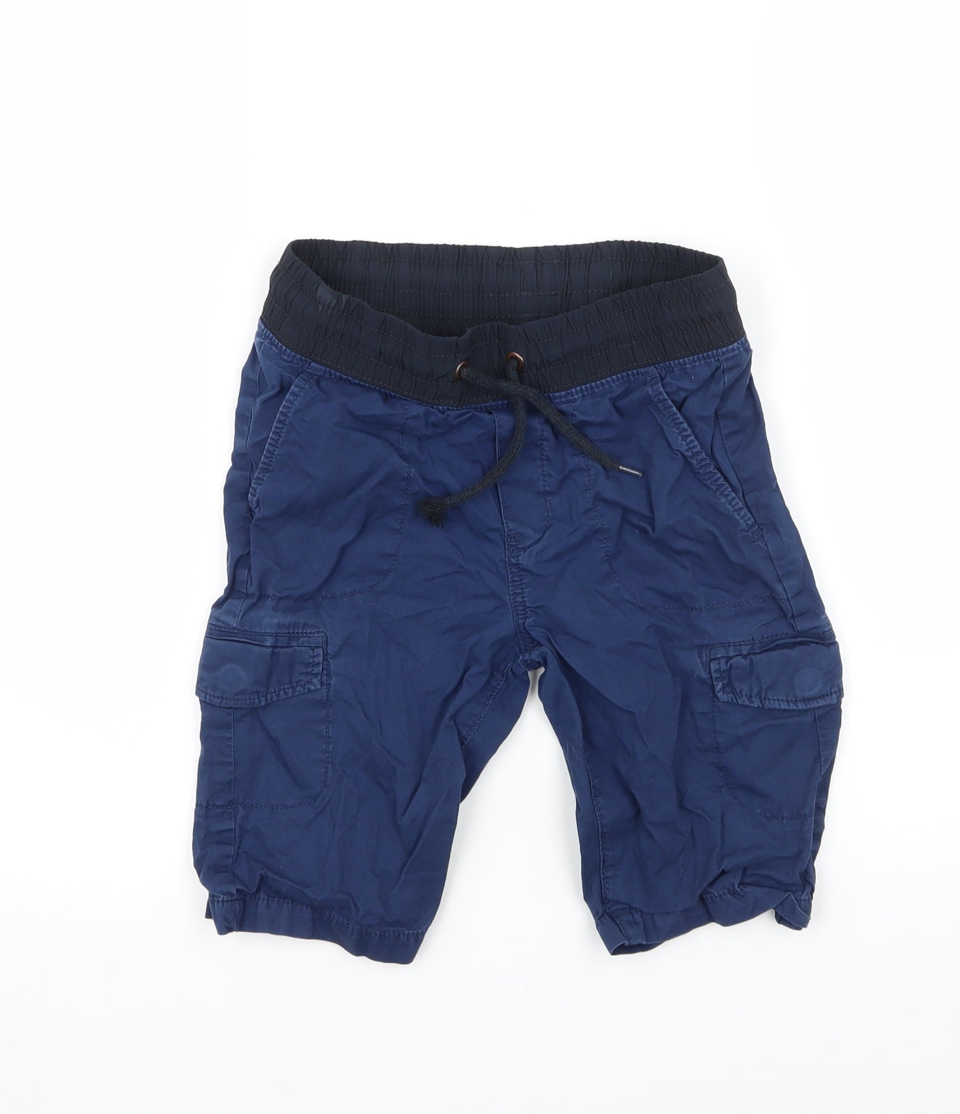 H&M Boys Blue   Bermuda Shorts Size 7 Years