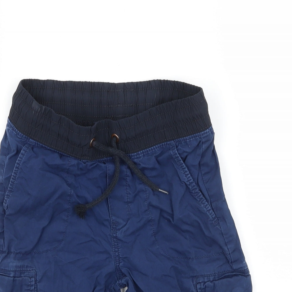H&M Boys Blue   Bermuda Shorts Size 7 Years