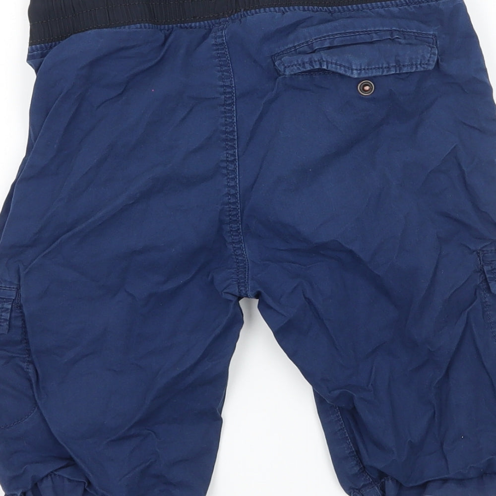 H&M Boys Blue   Bermuda Shorts Size 7 Years