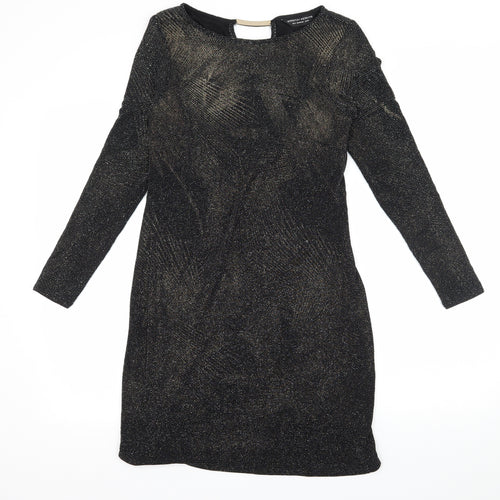 Dorothy Perkins Womens Black  Jersey Bodycon  Size 10