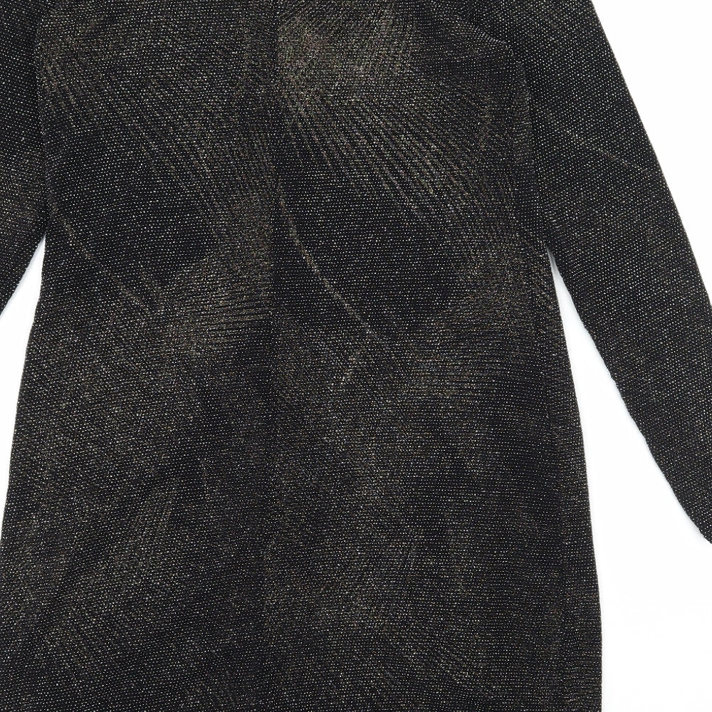 Dorothy Perkins Womens Black  Jersey Bodycon  Size 10
