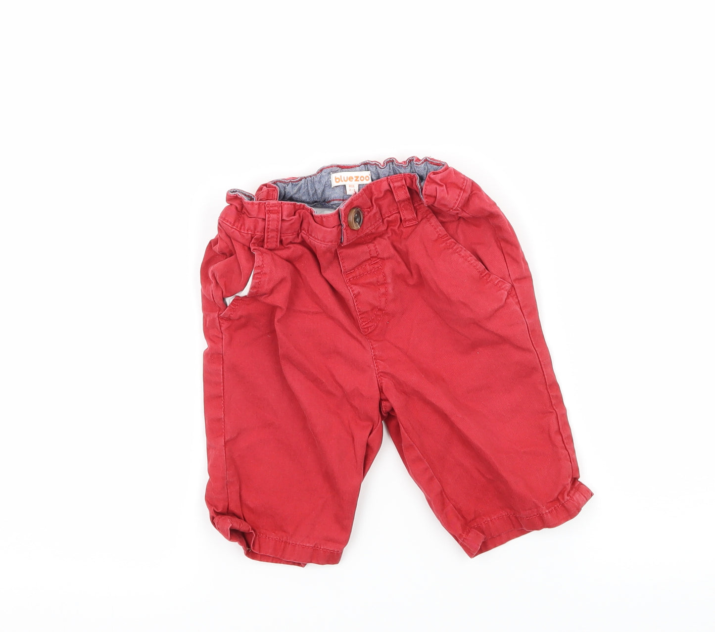 Blue Zoo Boys Red   Chino Trousers Size 2-3 Years