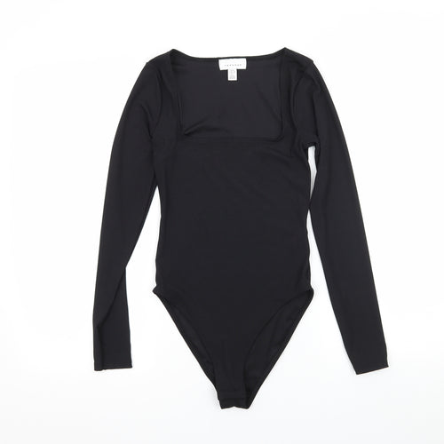 Topshop Womens Black   Bodysuit One-Piece Size 8