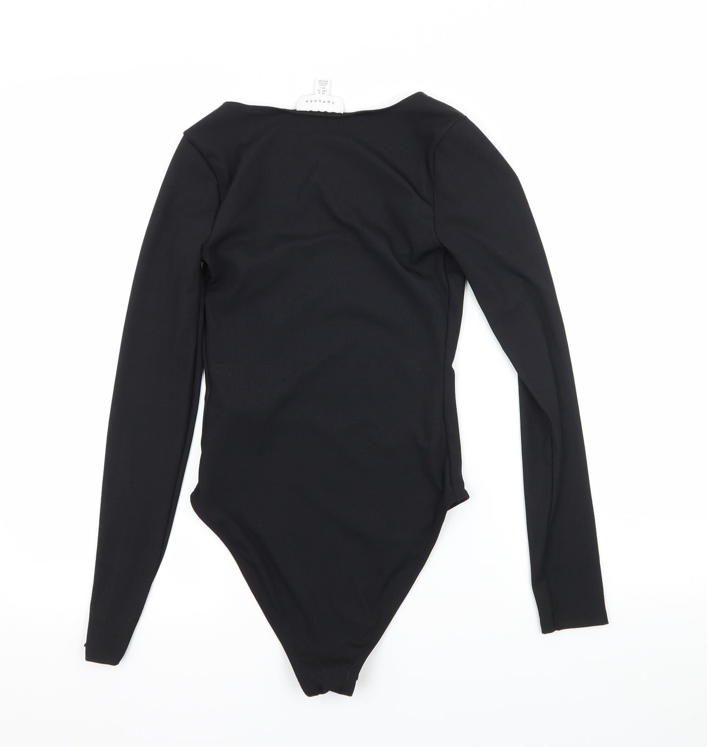 Topshop Womens Black   Bodysuit One-Piece Size 8