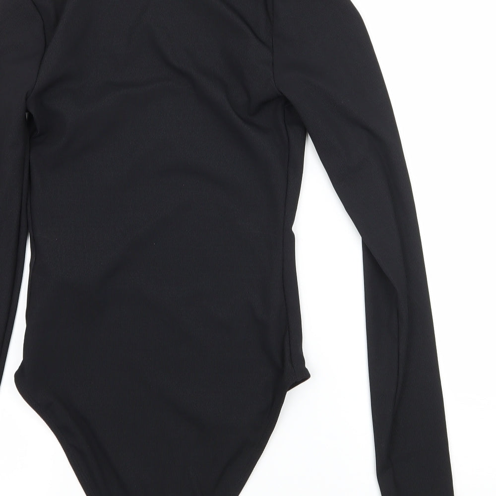 Topshop Womens Black   Bodysuit One-Piece Size 8