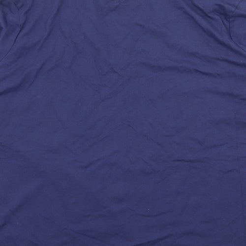 Pretty Secrets Womens Blue Solid Jersey Top Pyjama Top Size 12