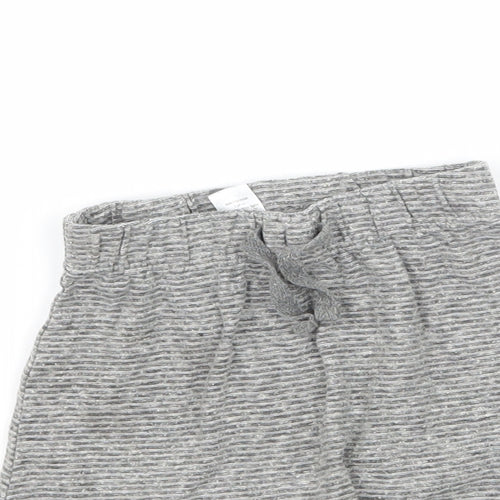 George Baby Grey Striped Jersey Capri Pyjama Pants Size 12-18 Months