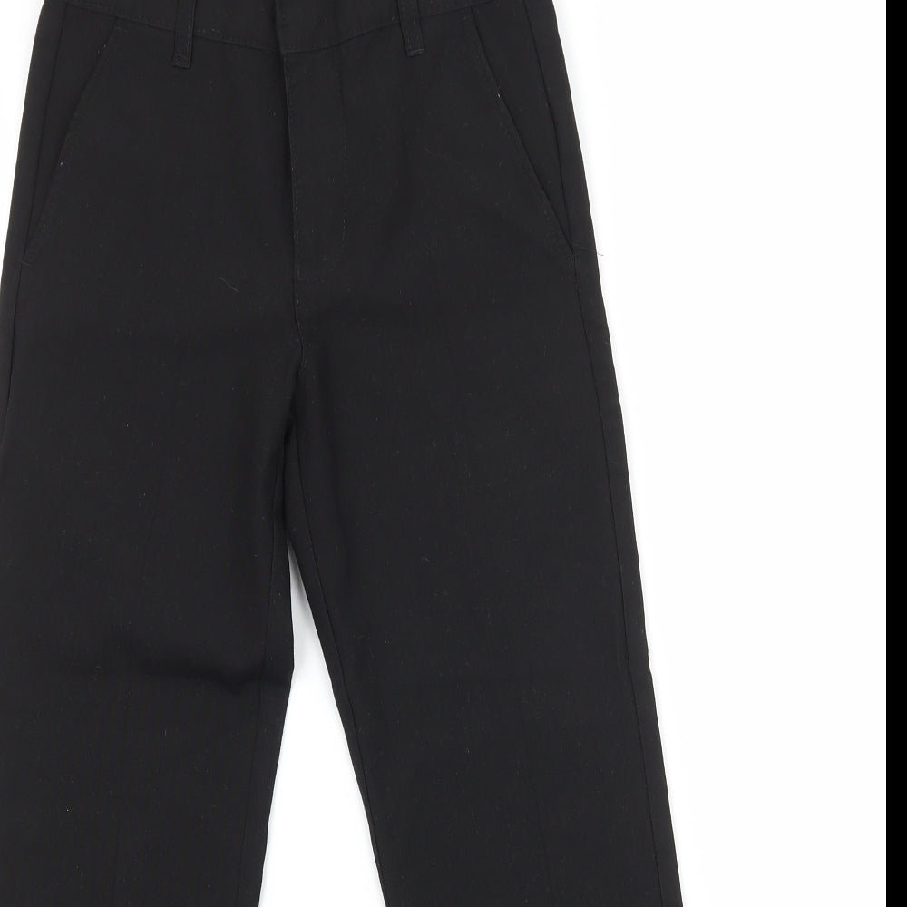 Marks and Spencer Boys Black   Cropped Trousers Size 6-7 Years