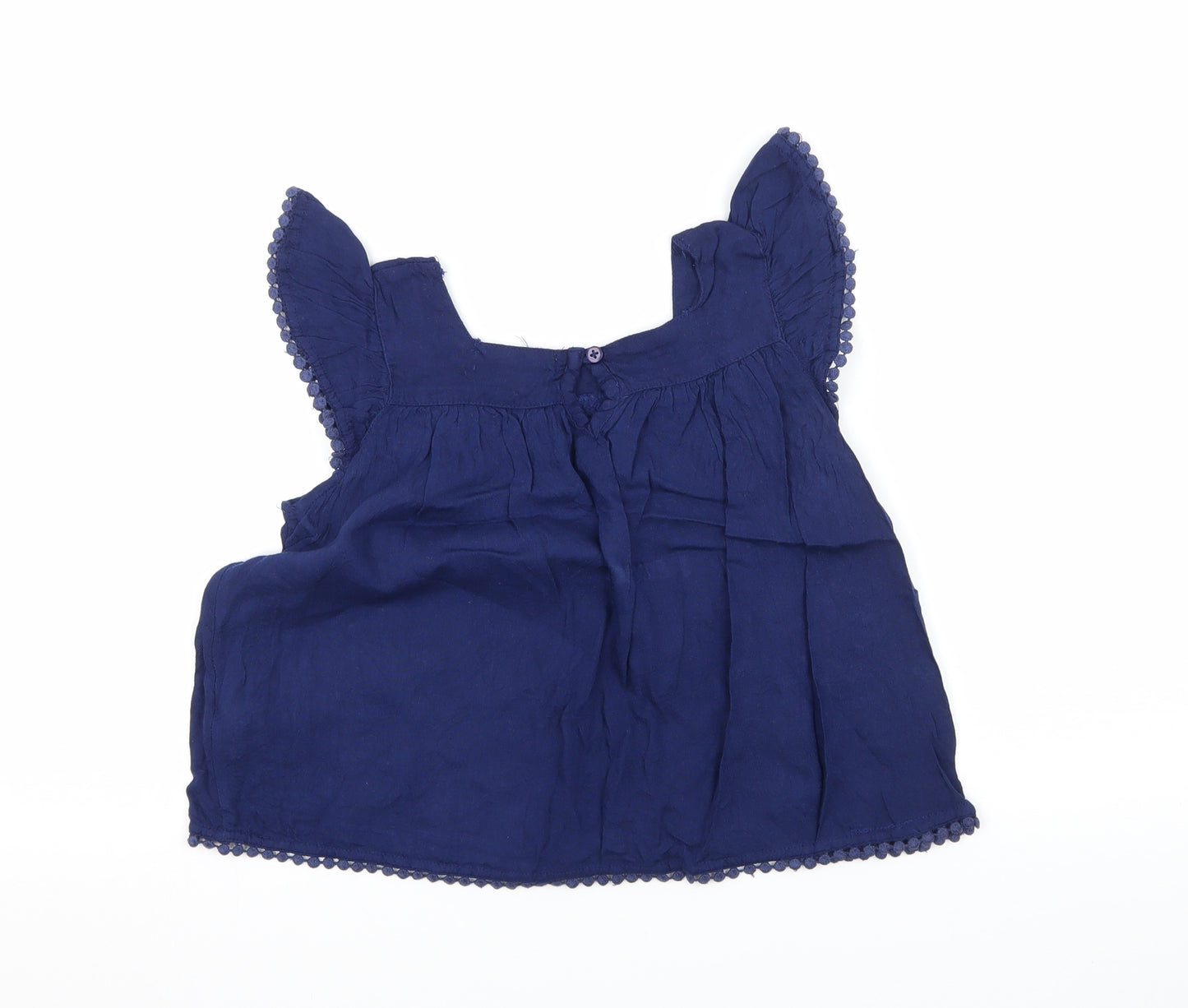 Primark Girls Blue   Basic Blouse Size 5-6 Years