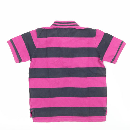Gap Boys Purple Striped Jersey Basic T-Shirt Size 4 Years