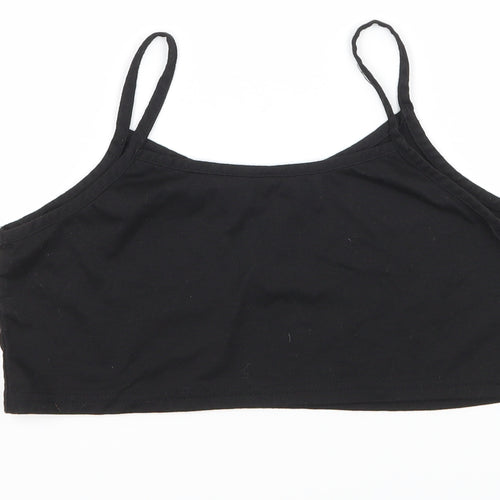 Preworn Womens Black  Jersey Camisole Tank Size S  - Love