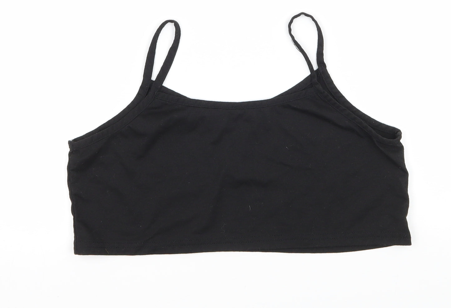 Preworn Womens Black  Jersey Camisole Tank Size S  - Love