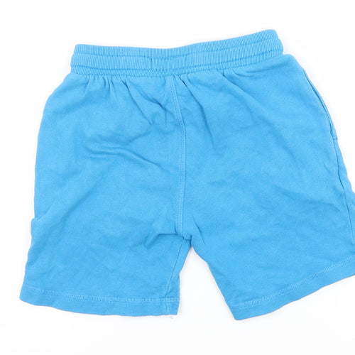 Matalan Boys Blue  Jersey Sweat Shorts Size 6 Years