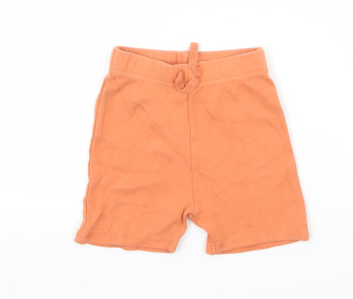 George Baby Orange Jersey Cropped Trousers Size 12-18 Months