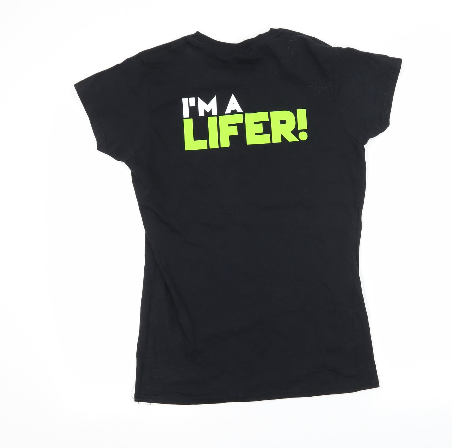 Gildan Womens Black  Jersey Basic T-Shirt Size L  - I'm Fitness